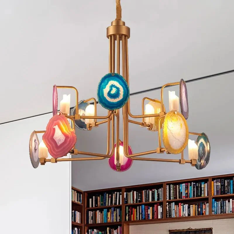 Two Tier Post Modern Art Chandelier Lighting