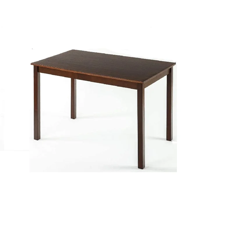 Juliet Espresso Wood Dining Table / Table Only, 45 In X 28 In X 29 In