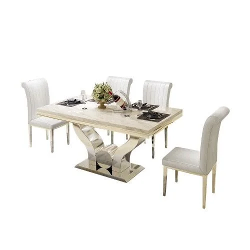 Marble Dining Table With 6 Seating Chairs