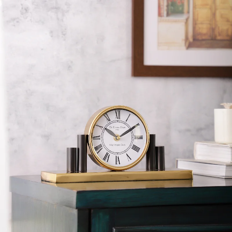 Harbor Hour clock in Gold