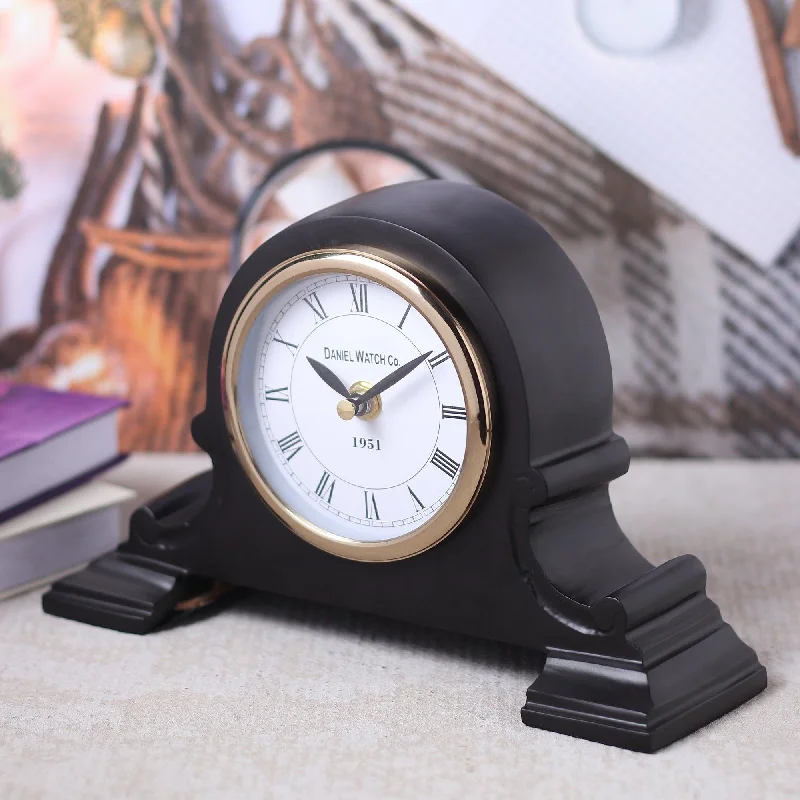 Arcadian Arc Table Clock in Gold