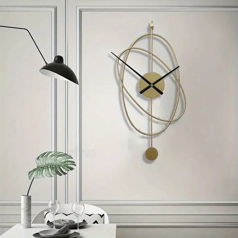 CRISS CROSS WALL CLOCK