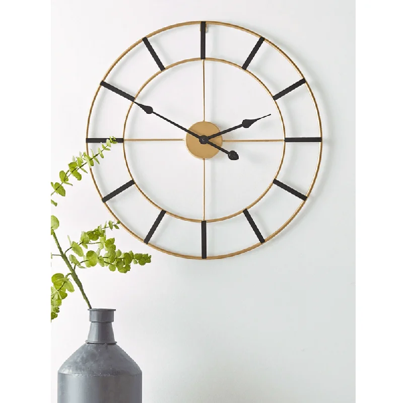 Golden jubilee wall clock