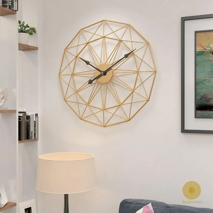 GOLDY GOLD WALL CLOCK