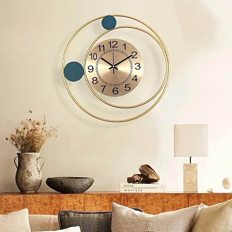 HALF ROUND WALL CLOCK