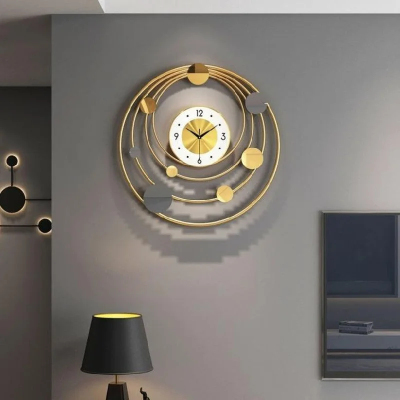 ROUND STAR DAIMOND WALL CLOCK