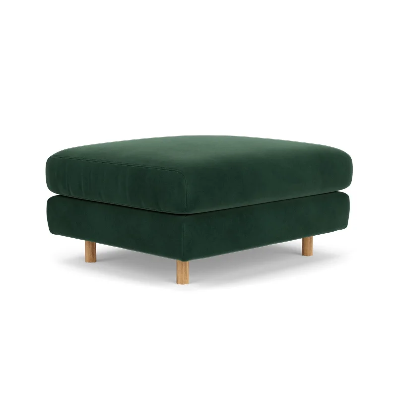 Dylan Velvet Ottoman