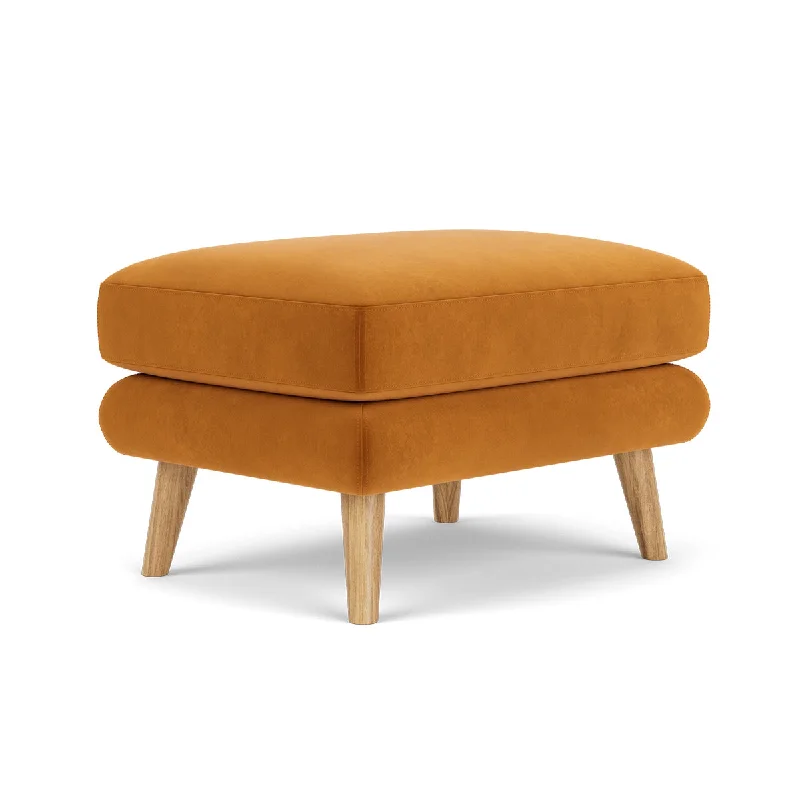 George Velvet Ottoman