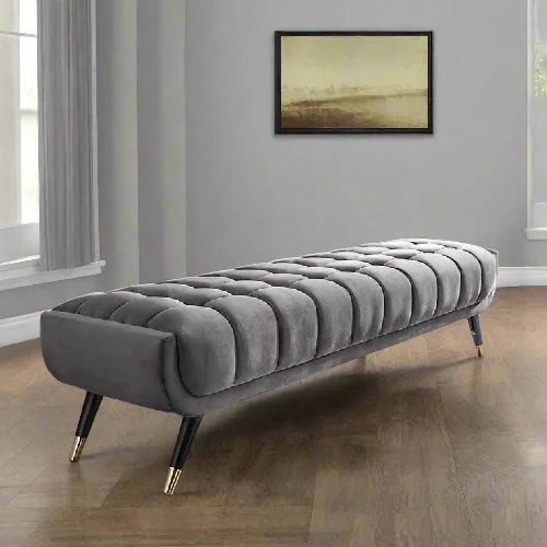 Modern Velvet Ottoman