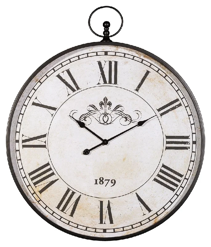 Augustina - Antique Black - Wall Clock